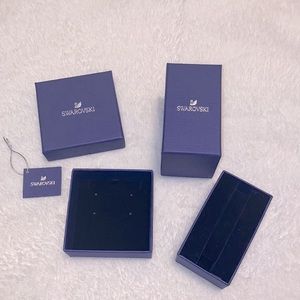 Swarovski empty boxes & tag set
